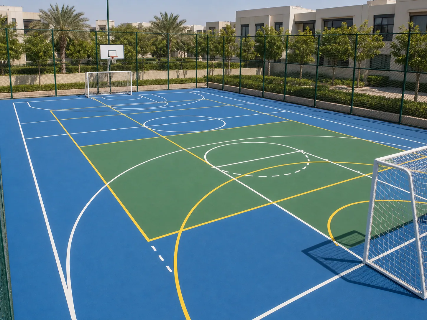 Acrylic / PU MUGA Court