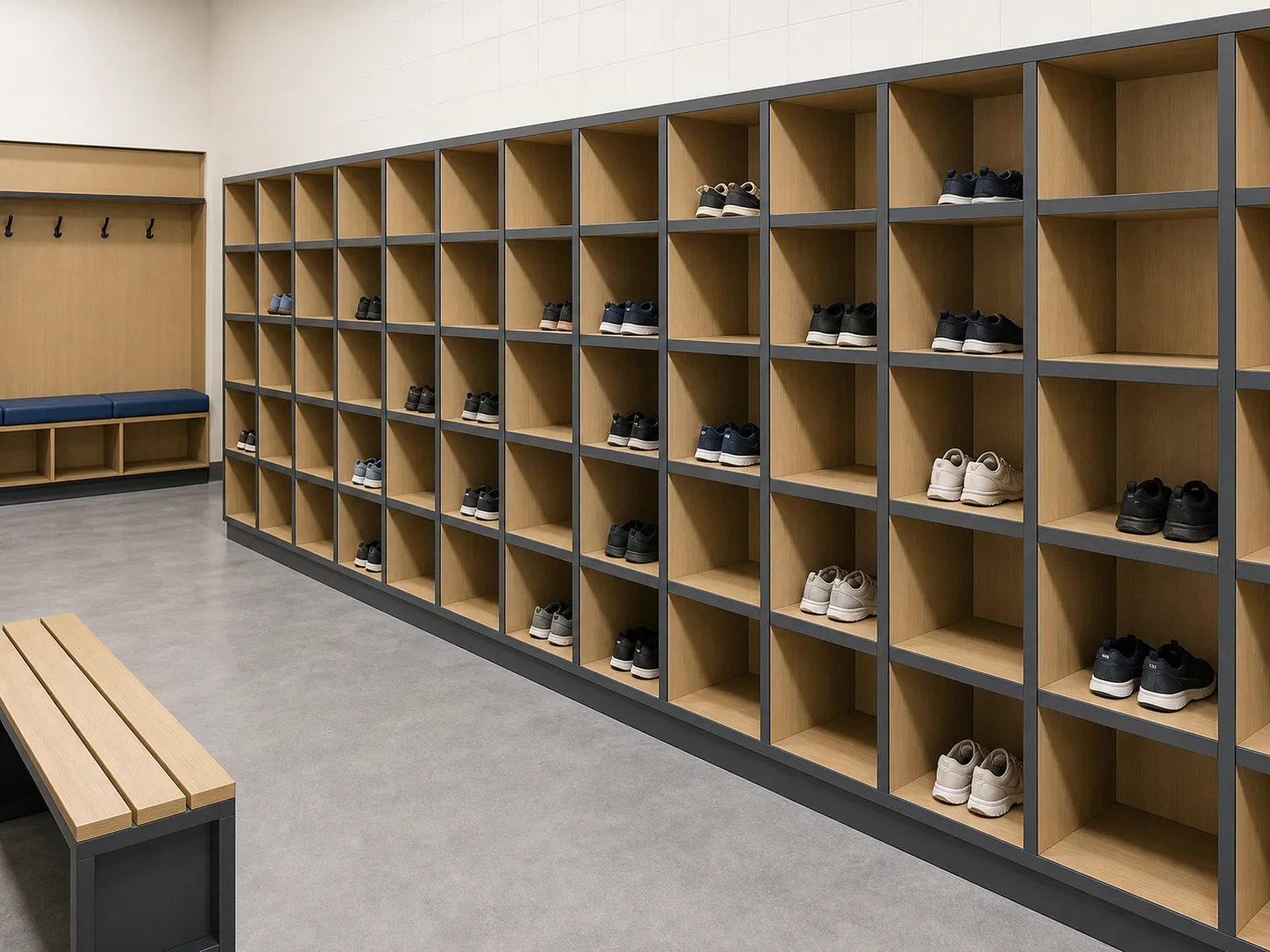 HPL Shoe Racks