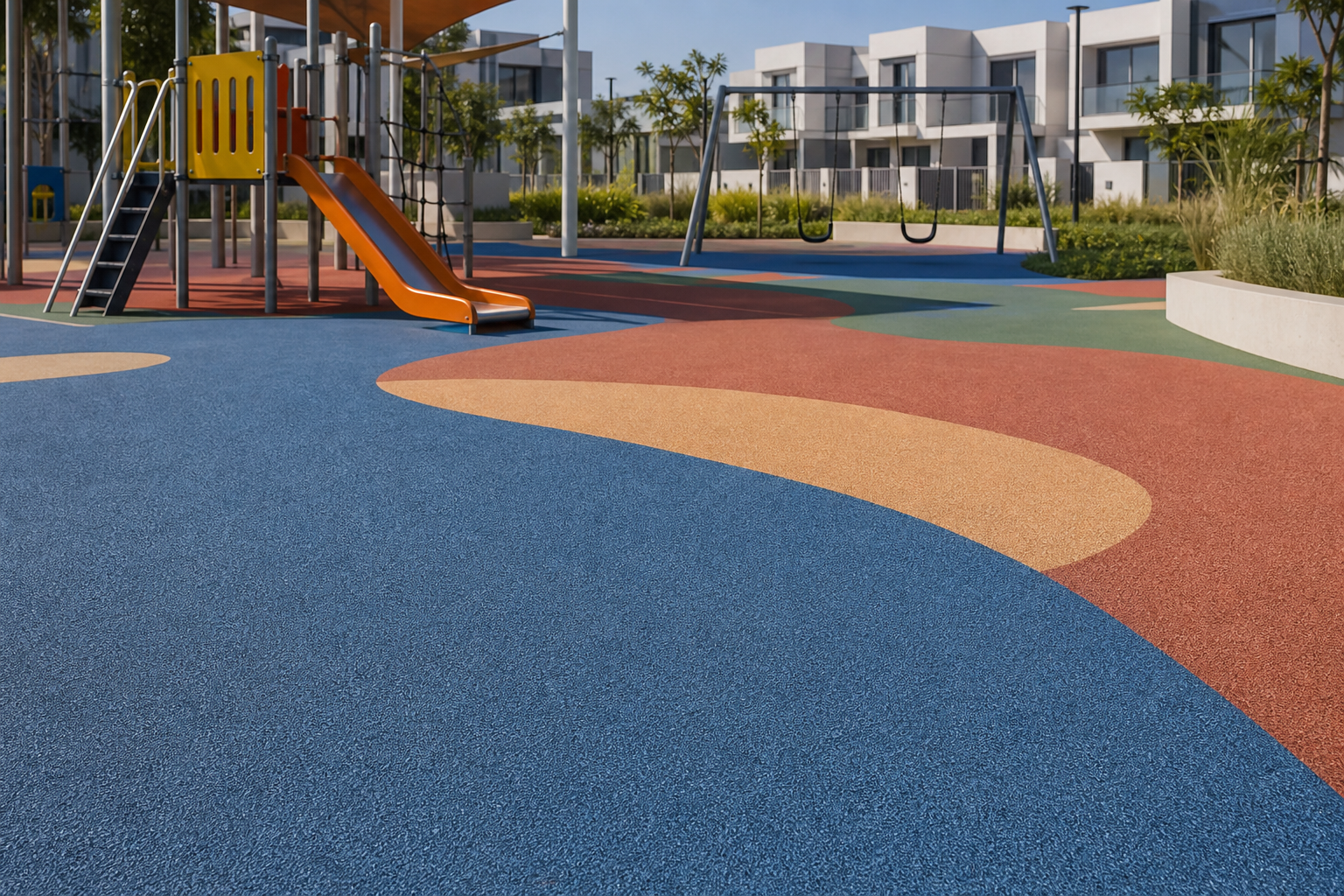 EPDM playground flooring surface